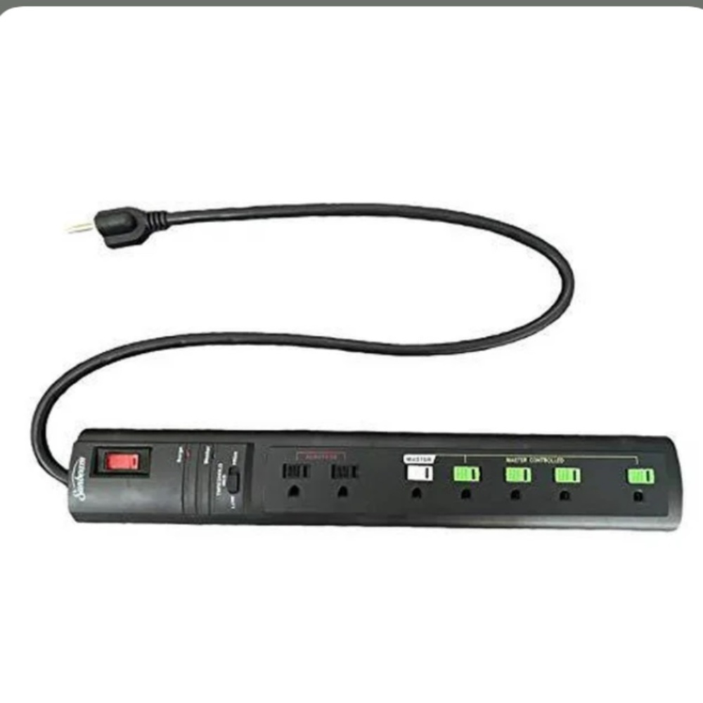 Sunbeam Advanced 7 Outlet Power Strip NIB